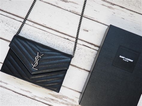 ysl small saint laurent woc fard silver hardware|YSL Saint Laurent Wallet On Chain Bag Review.